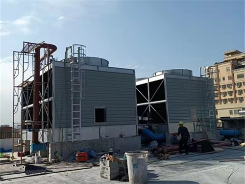 淺析工業冷卻塔底盤漏水的原因及修補方法(冷卻塔安裝參數)